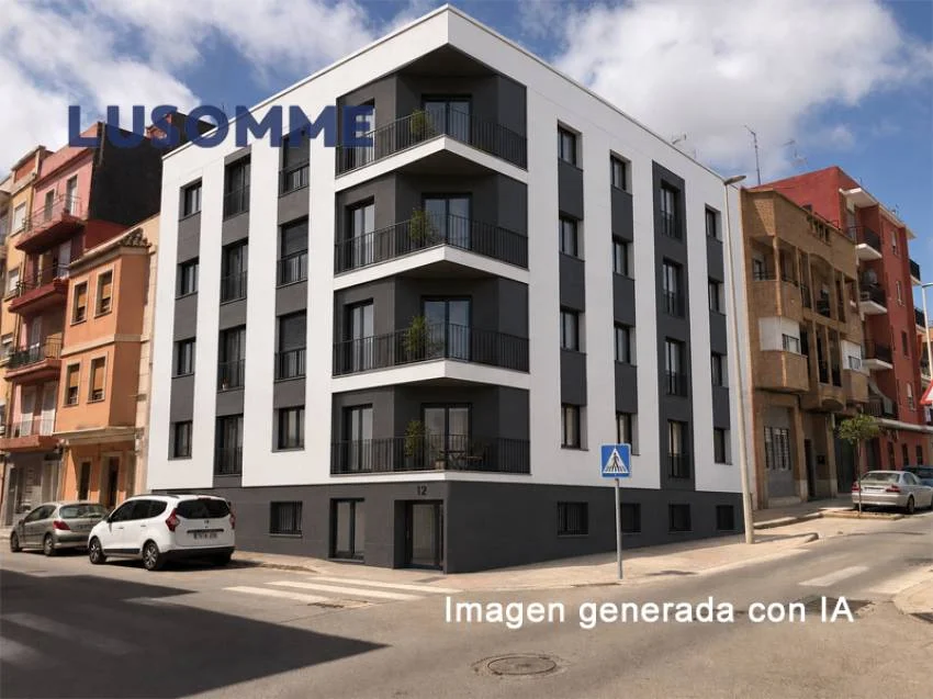 Suelo urbano con proyecto de 12 viviendas