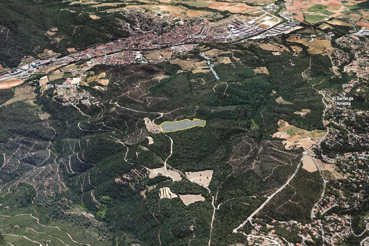 Parcela rústica en La Garriga, 4.030 m²
