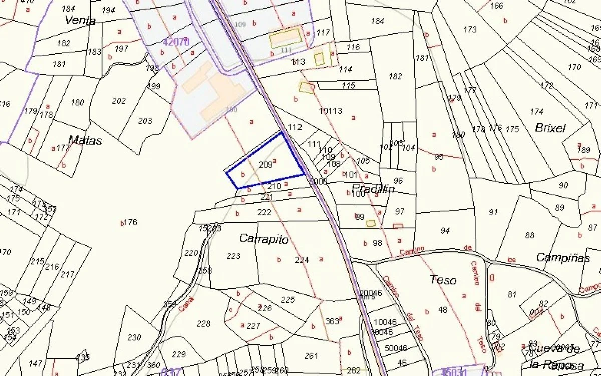 Parcela urbana en Cortiguera, 2.896 m²