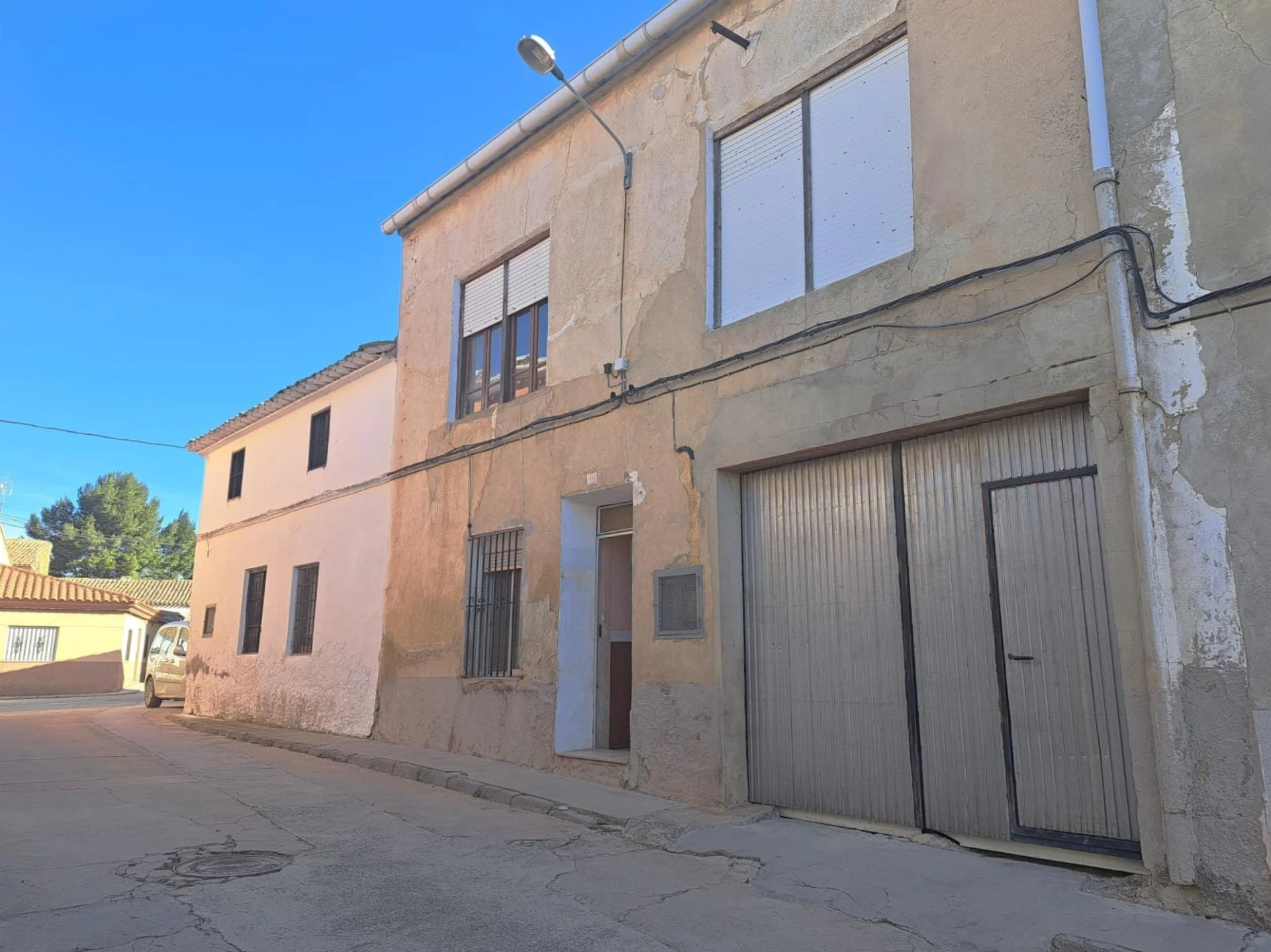 Traditional village house with large courtyard