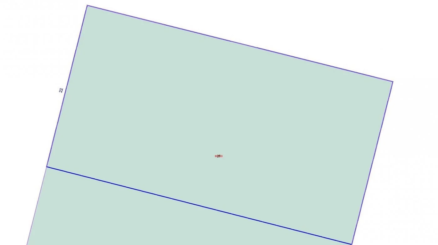 Corner plot in Petres, 300 m² buildable