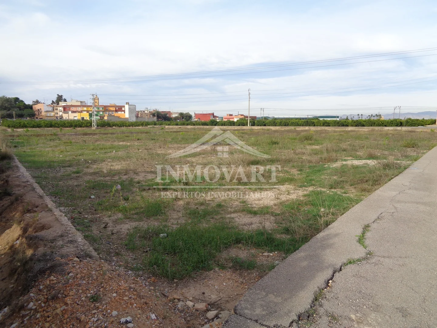 Campo sin cultivo cerca de Algemesí