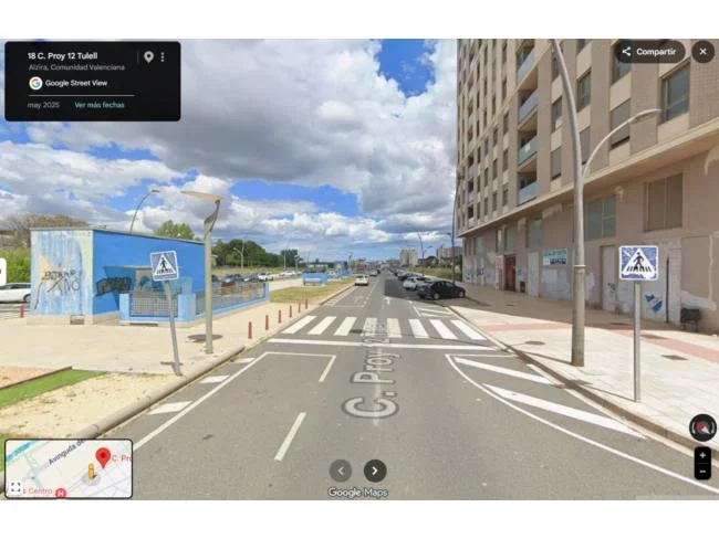 Garaje en Tulell, Alzira, con superficie discrepante