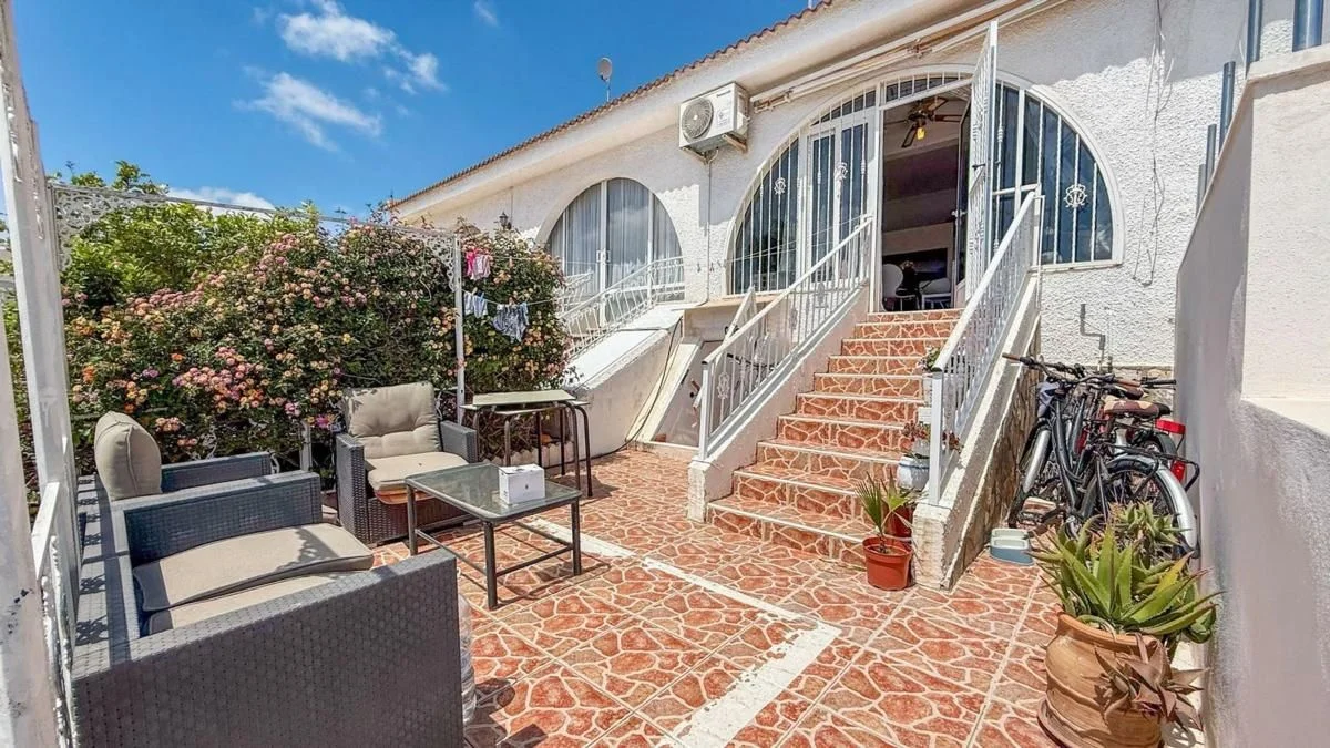 Two-bedroom townhouse with communal pool