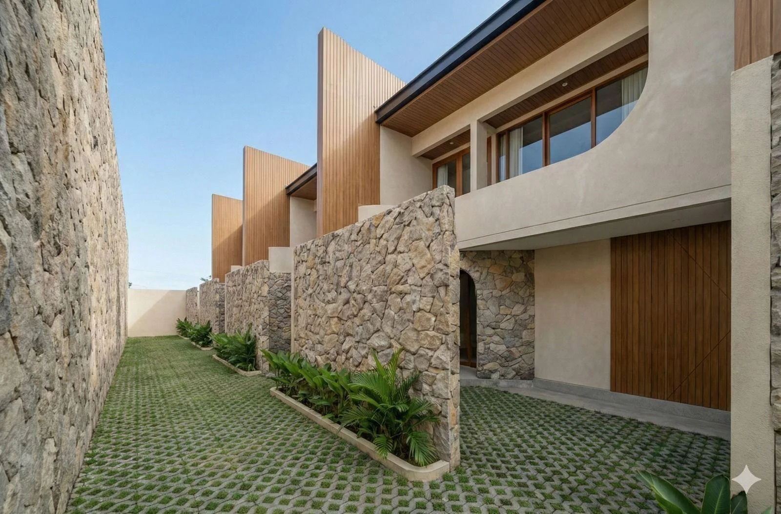 Villa sobre plano en Lombok con piscina privada