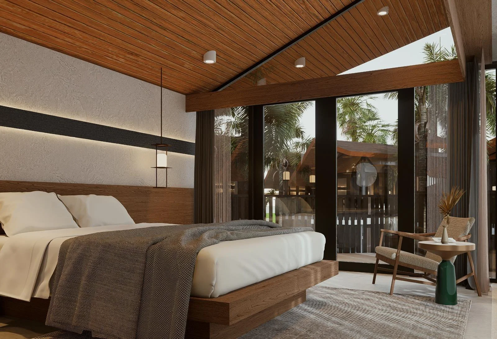 Modern Lombok villa, 1 bedroom