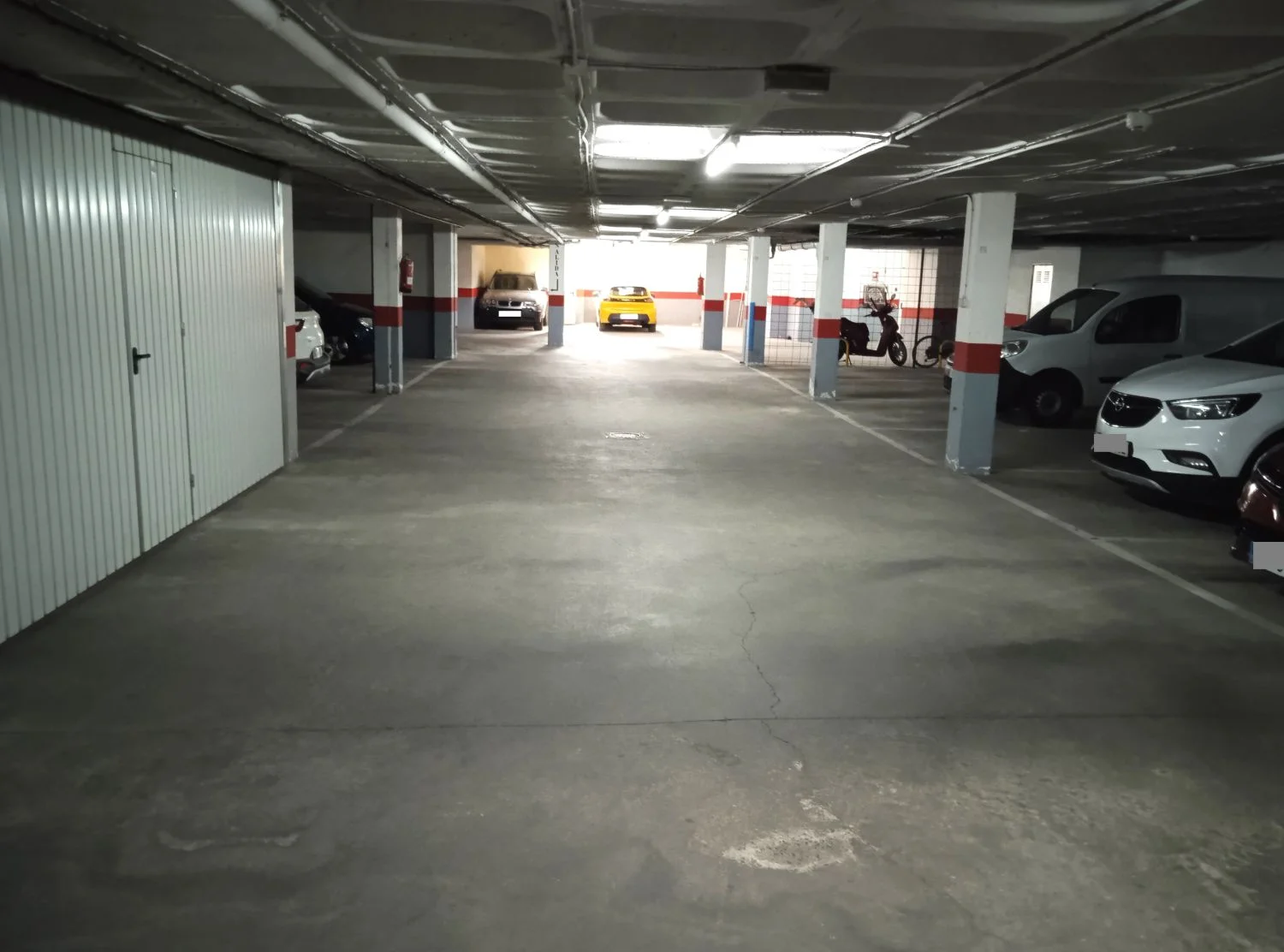 Accessible garage space near university