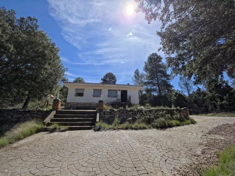 Chalet with large plot near Trillo