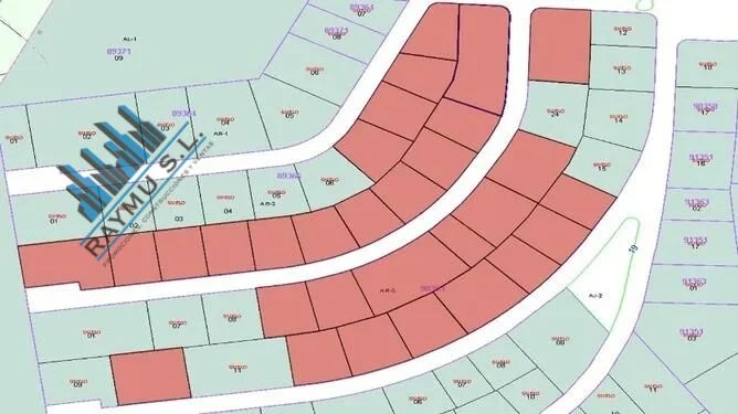 Urban land near Tabaiba, 47 parcels