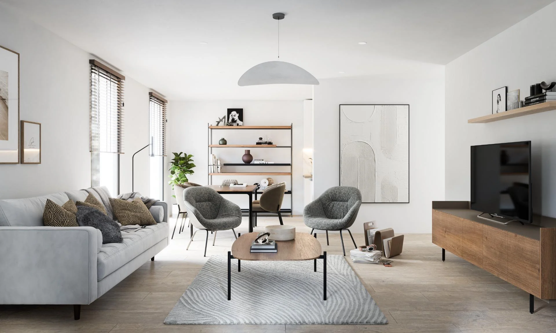 Piso de obra nueva de 1 dormitorio en Sabadell