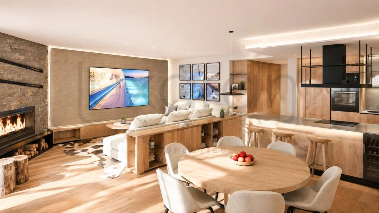 Three-bedroom apartment in Arties project