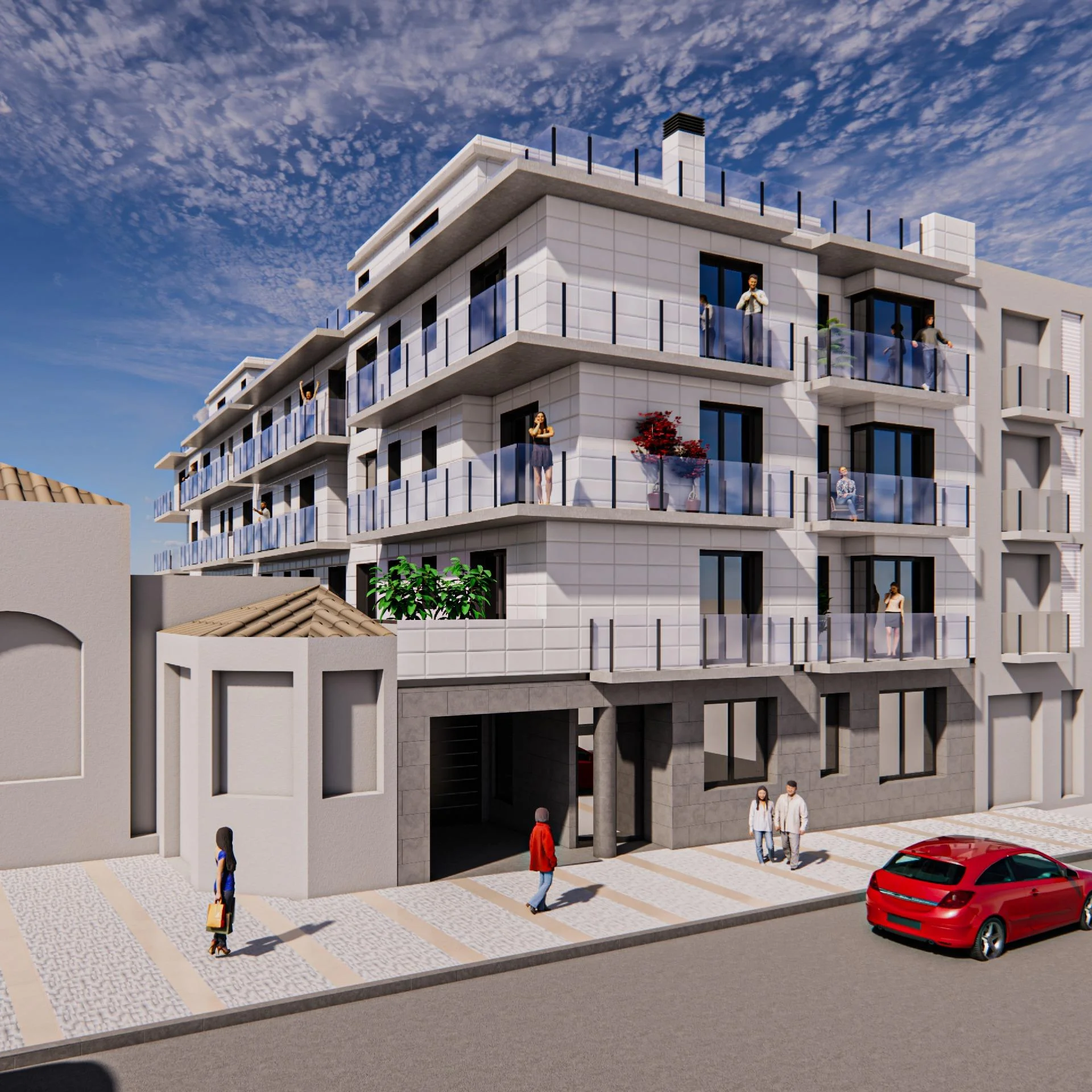 Off-plan Calella flat near sea