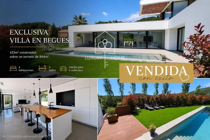 Villa de lujo en Can Parellada, Begues