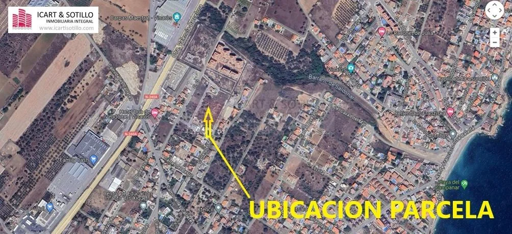 Parcela costera llana cerca de Vinaròs