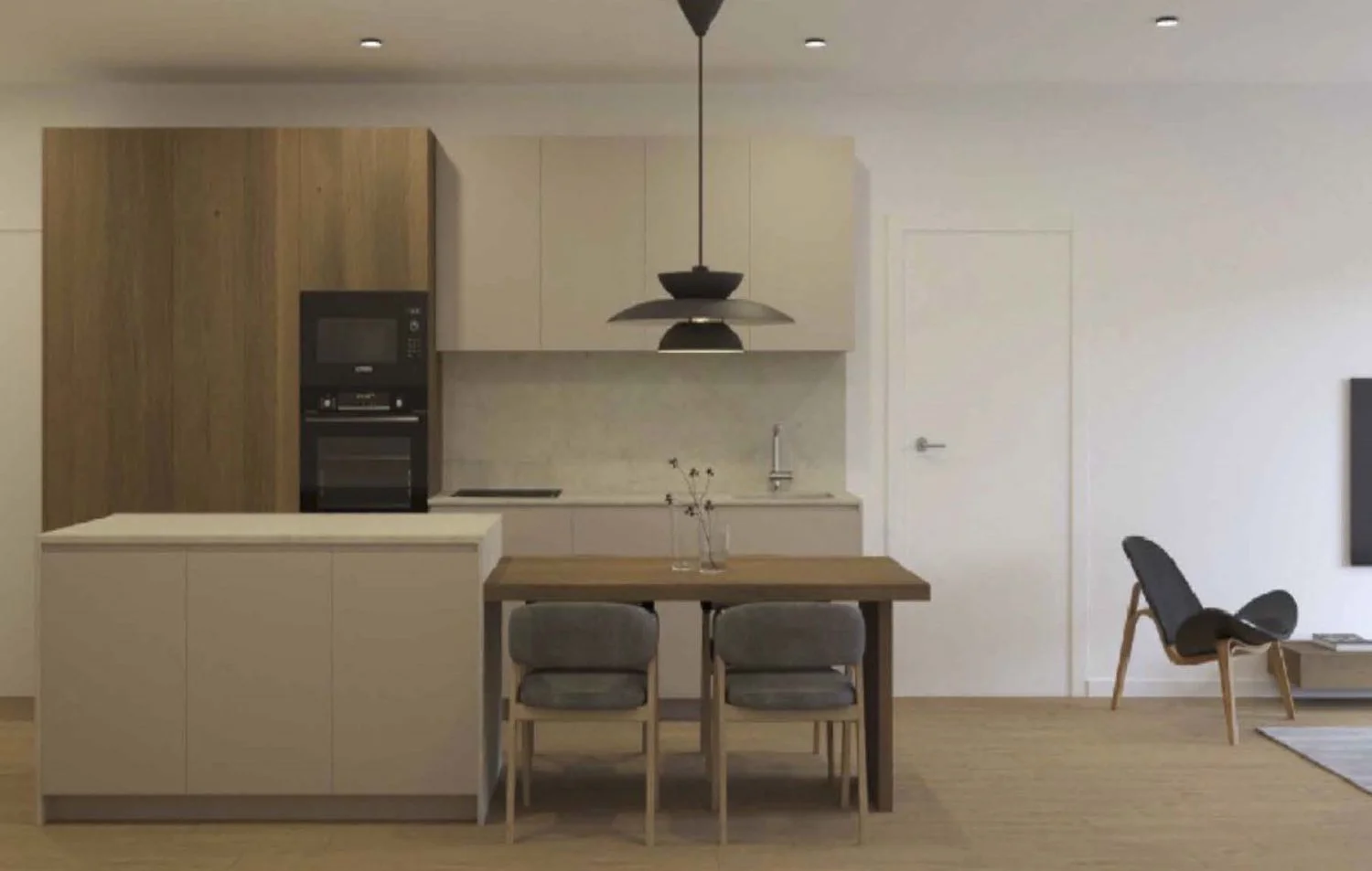 New-build flat near Valira, 75 m²