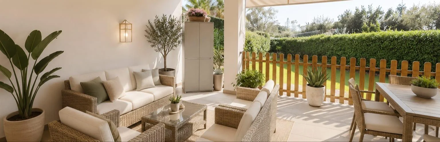 Piso en planta baja en Marbella con jardín privado