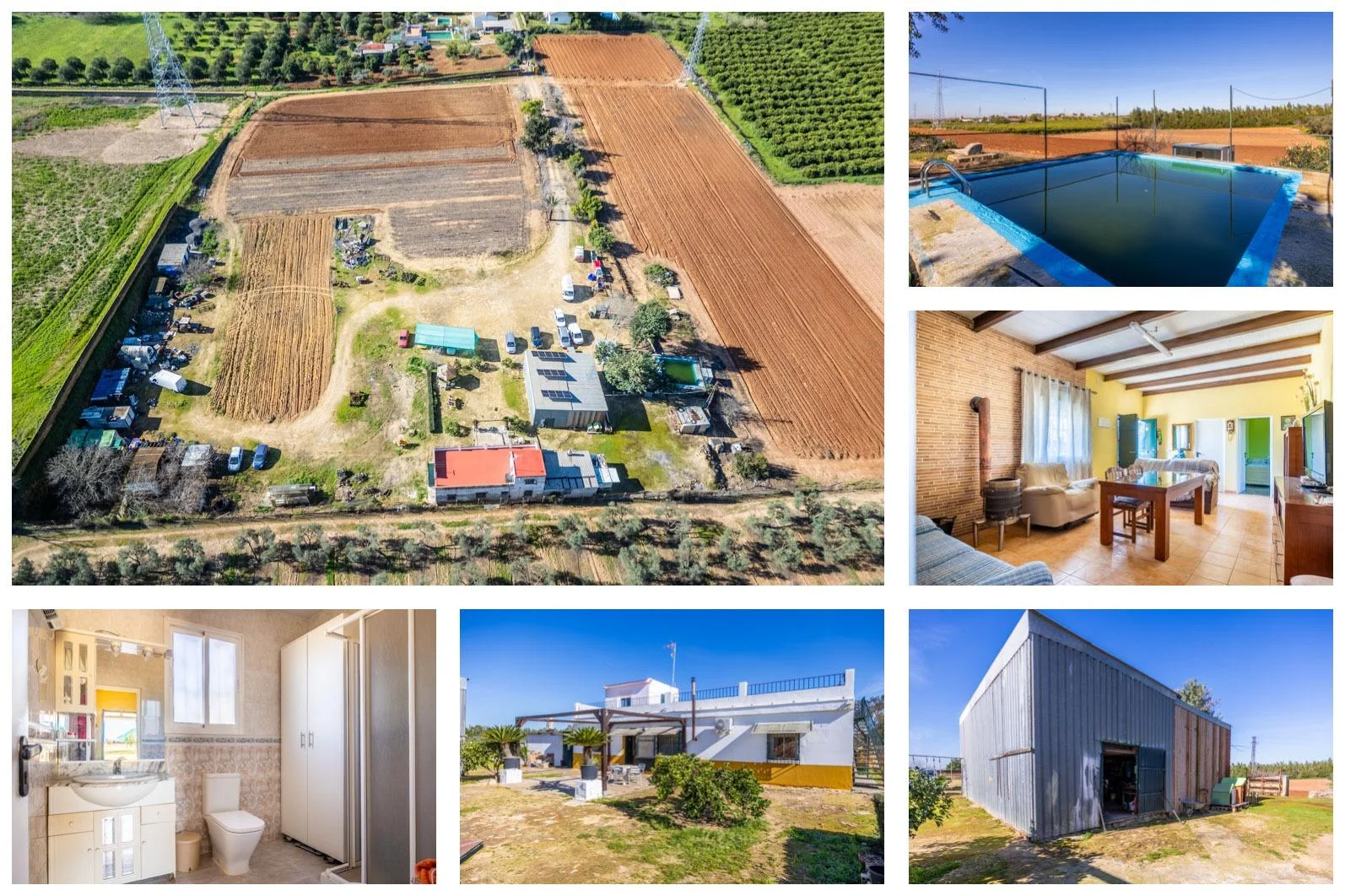 Rural finca with house and warehouse