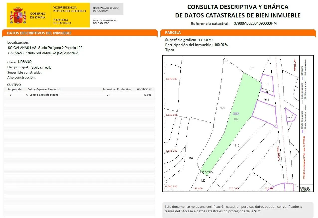 Salamanca land with 58-home potential