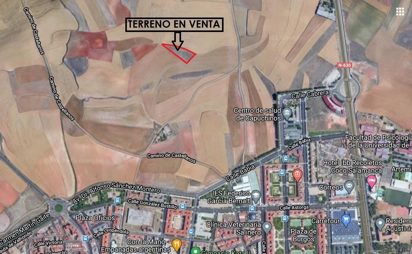 Developable land in Salamanca expansion zone