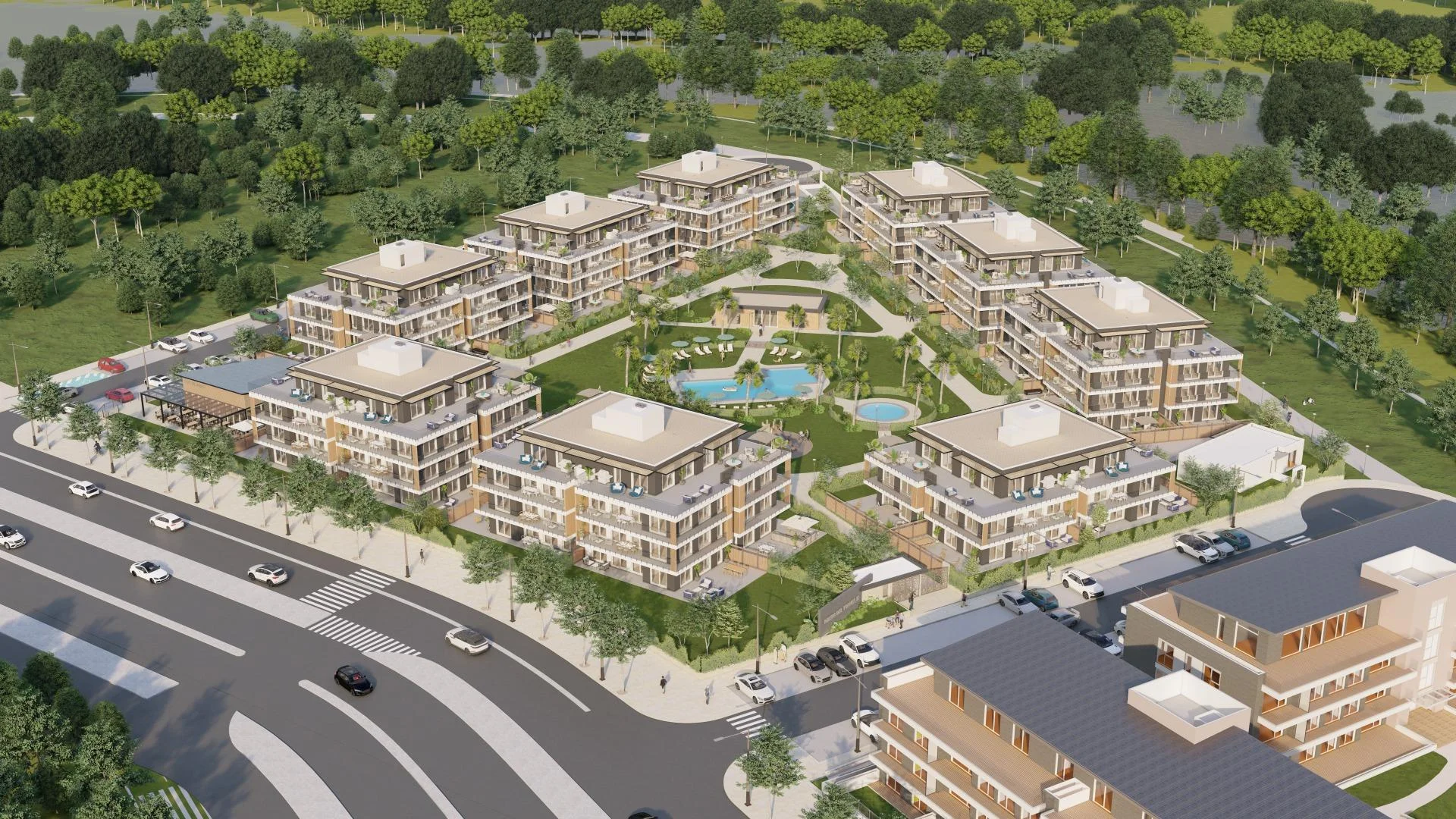 Piso nuevo de dos dormitorios con jardín