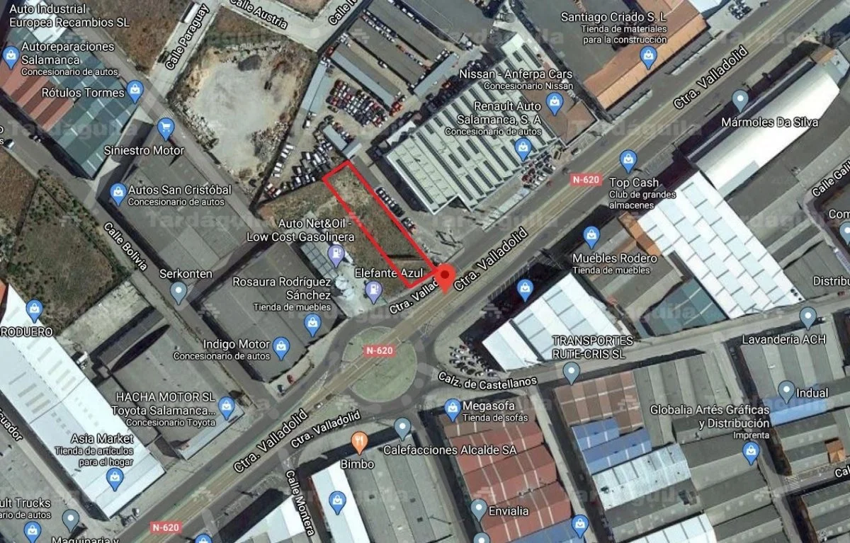 Strategic industrial plot with 1,800 m² buildability