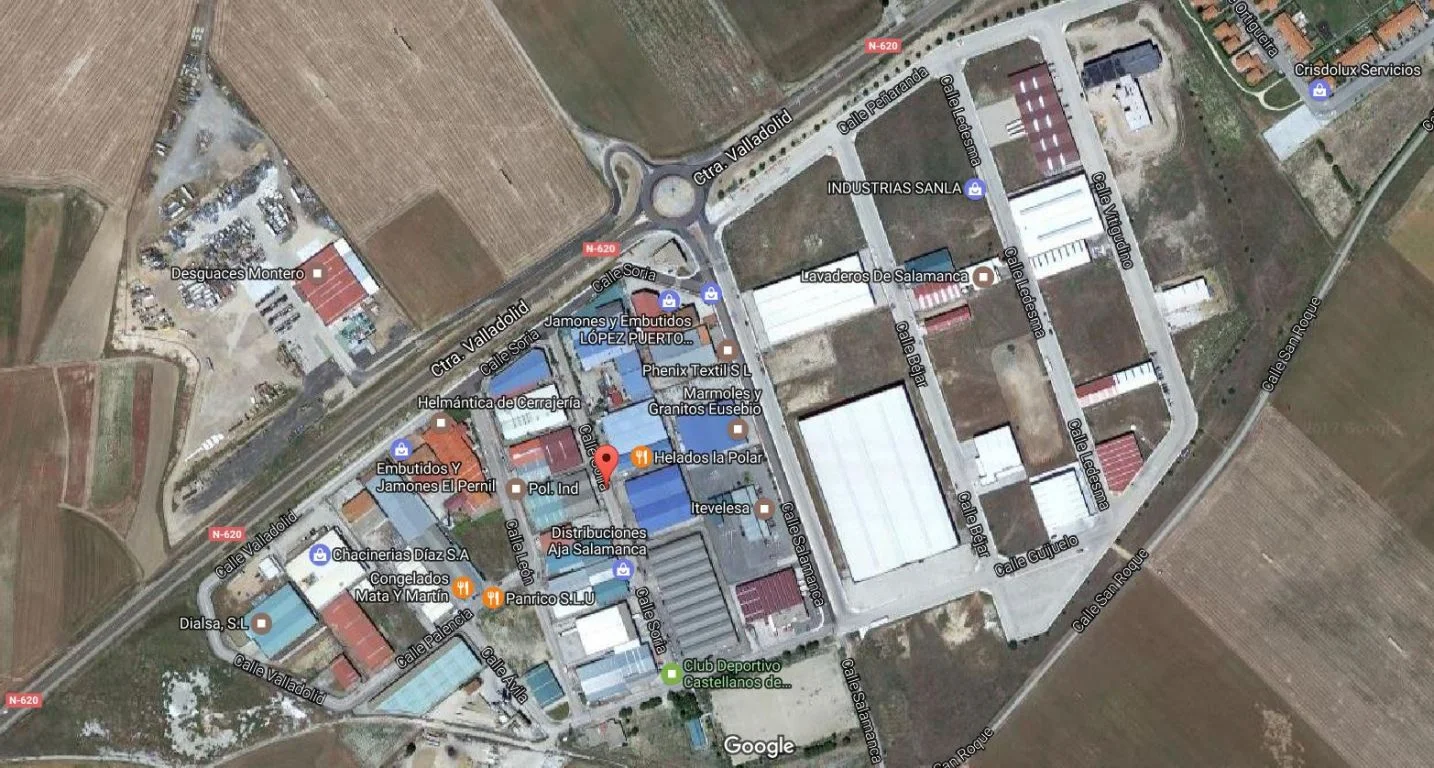 Parcela industrial junto a Salamanca
