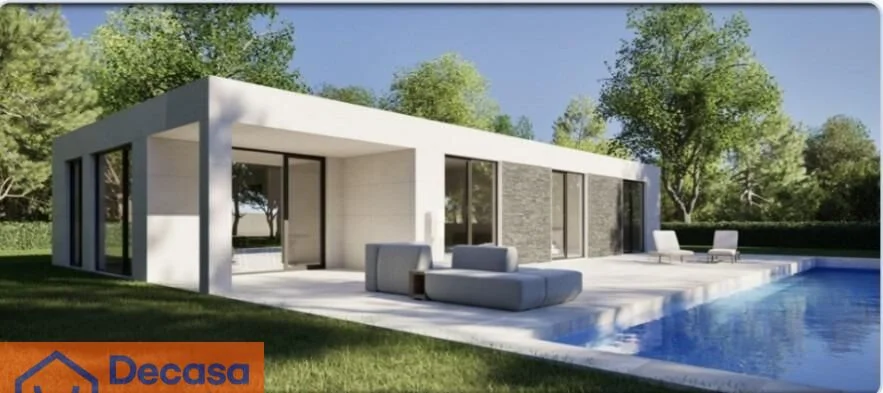 Chalet moderno con parcela de 1.600 m²