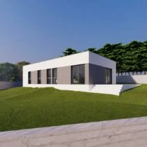 Developable plot with approved home project