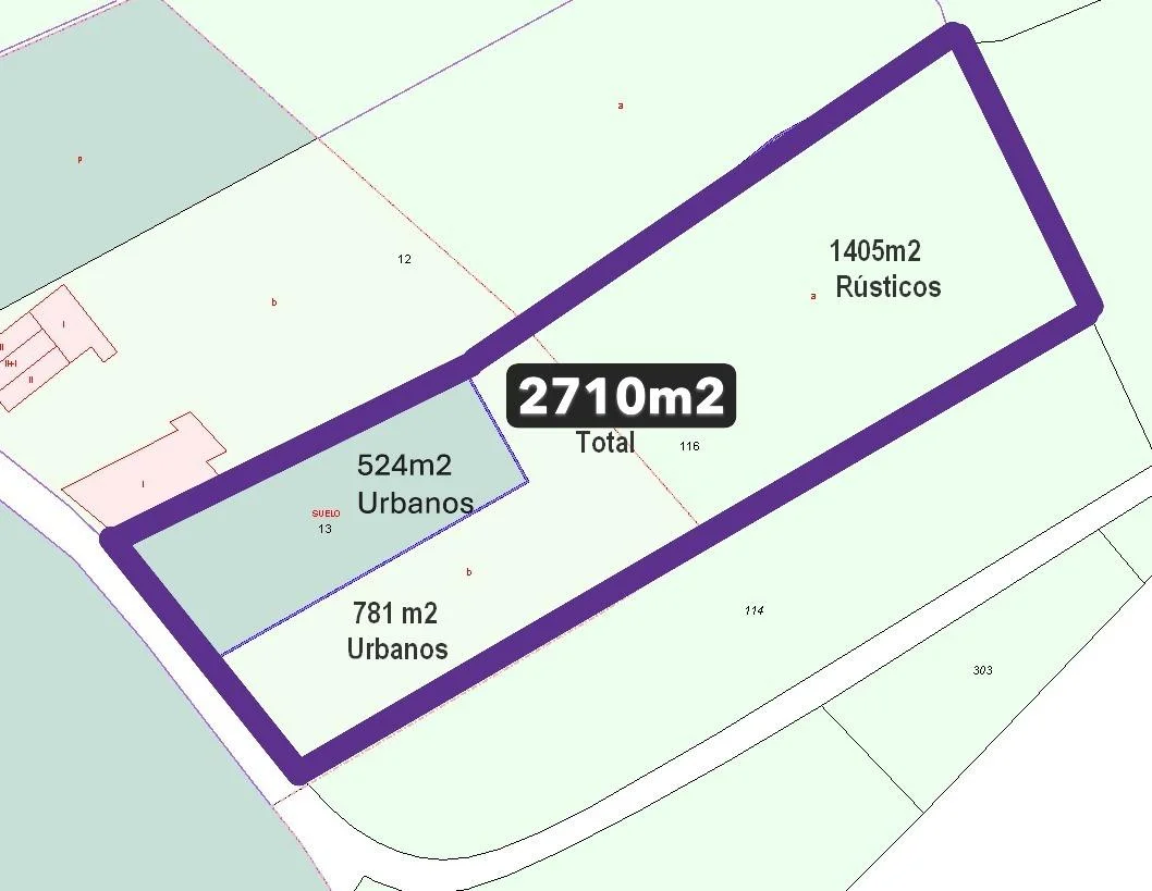 Urban land in Lemaio, 2,710 m²