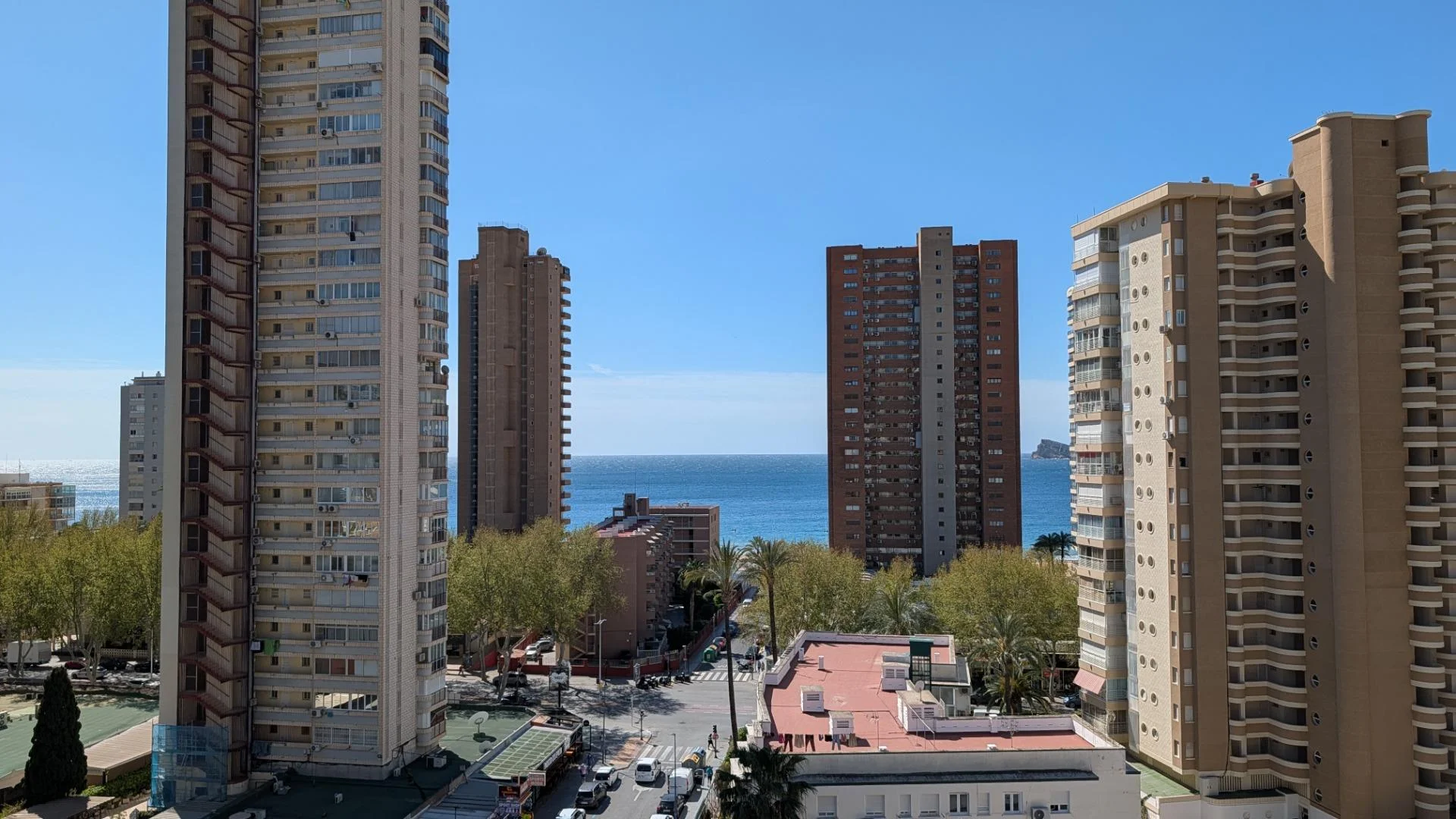 Apartamento con vistas al mar en Levante, 2 habitaciones