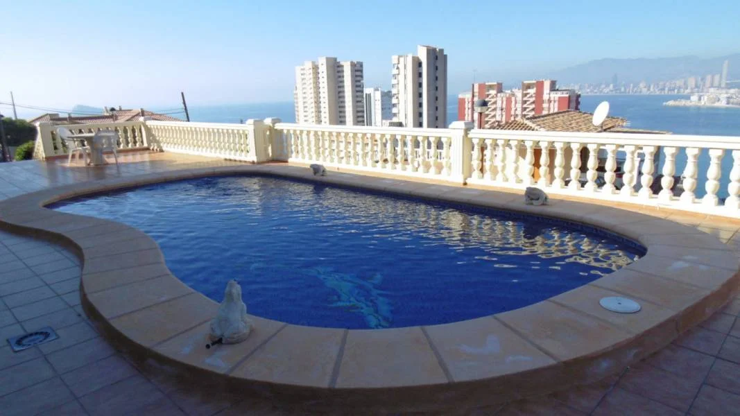 Chalet en Benidorm con vistas al mar