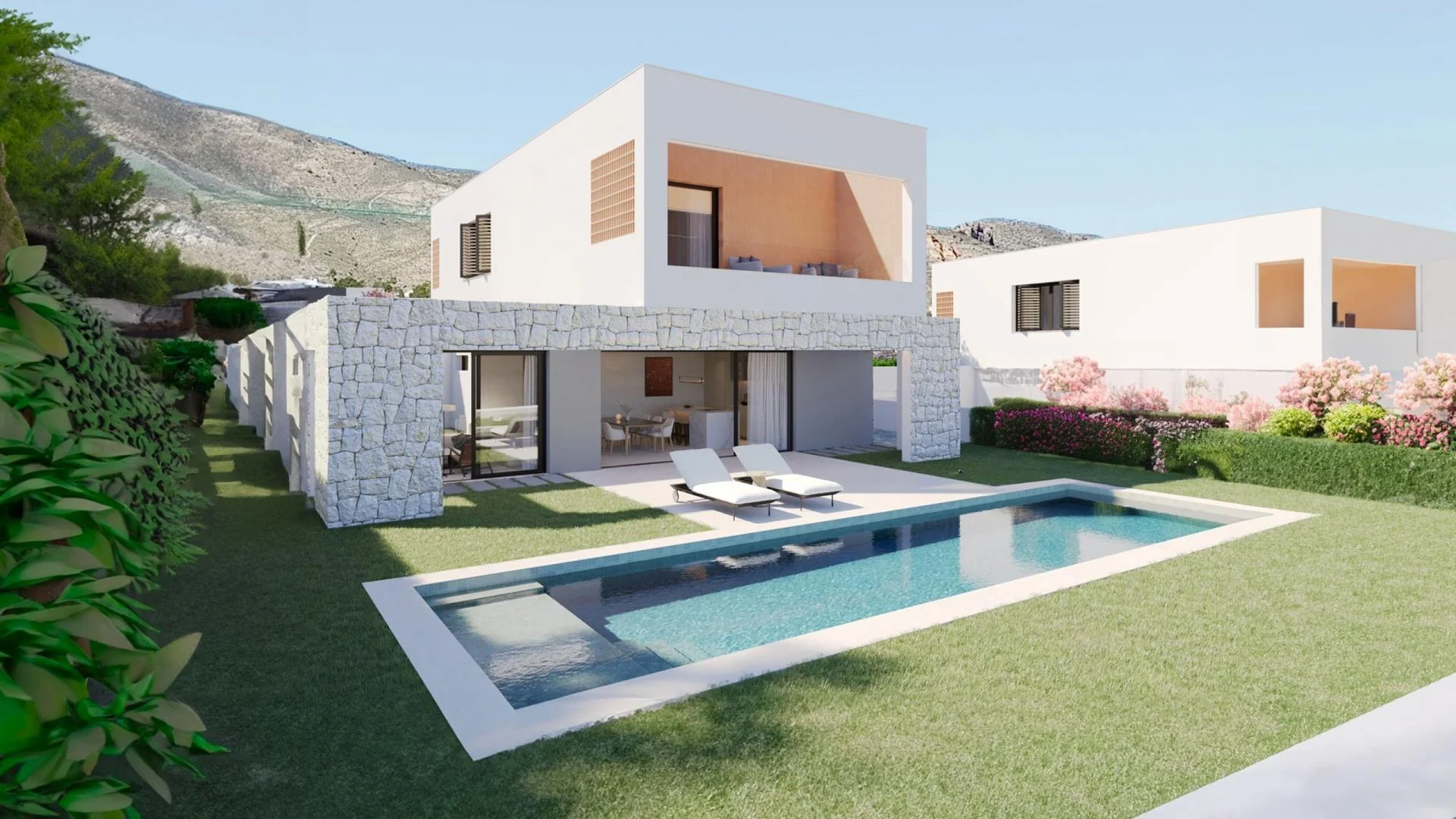 Three new villas in Finestrat