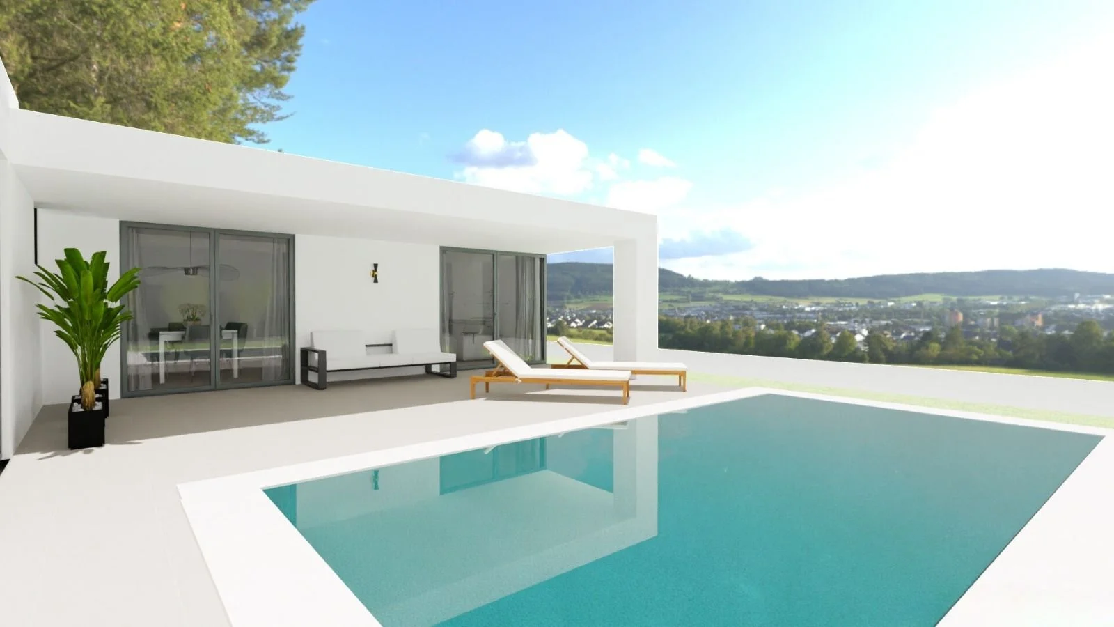 New villa with private pool