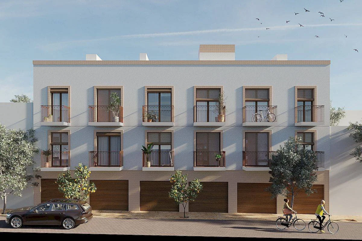 New apartment with private garage