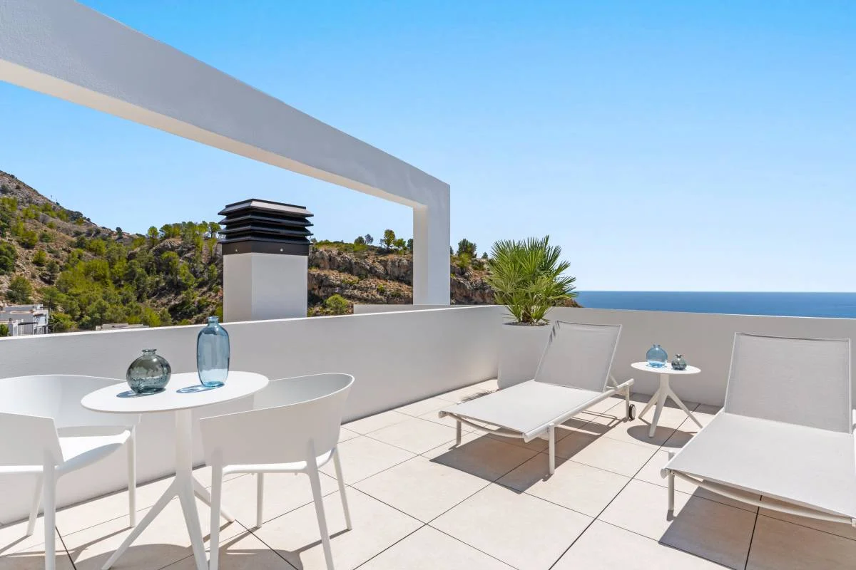 Villa en Altea con piscina y vistas