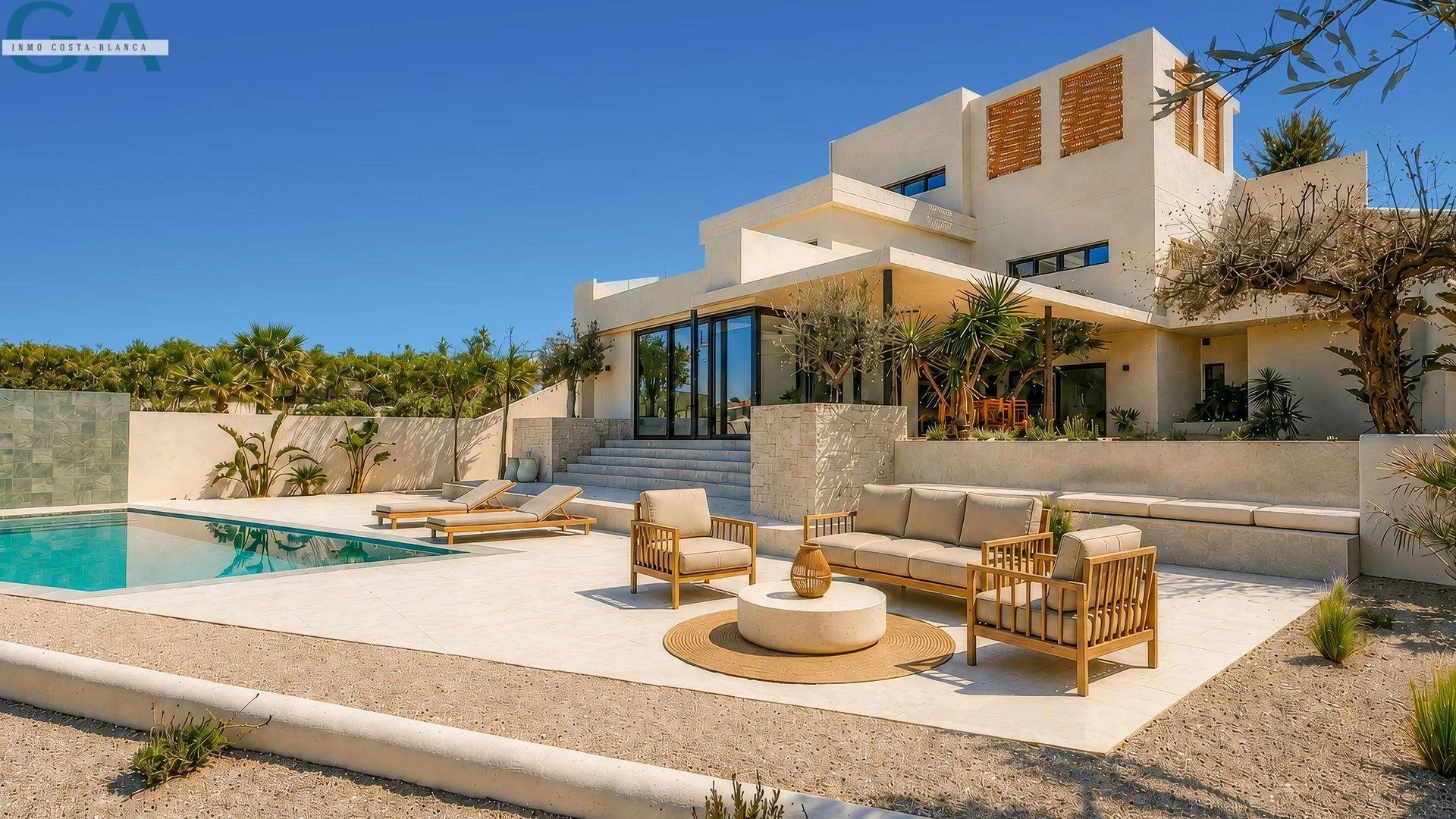 Villa nueva cerca de la playa de La Marina