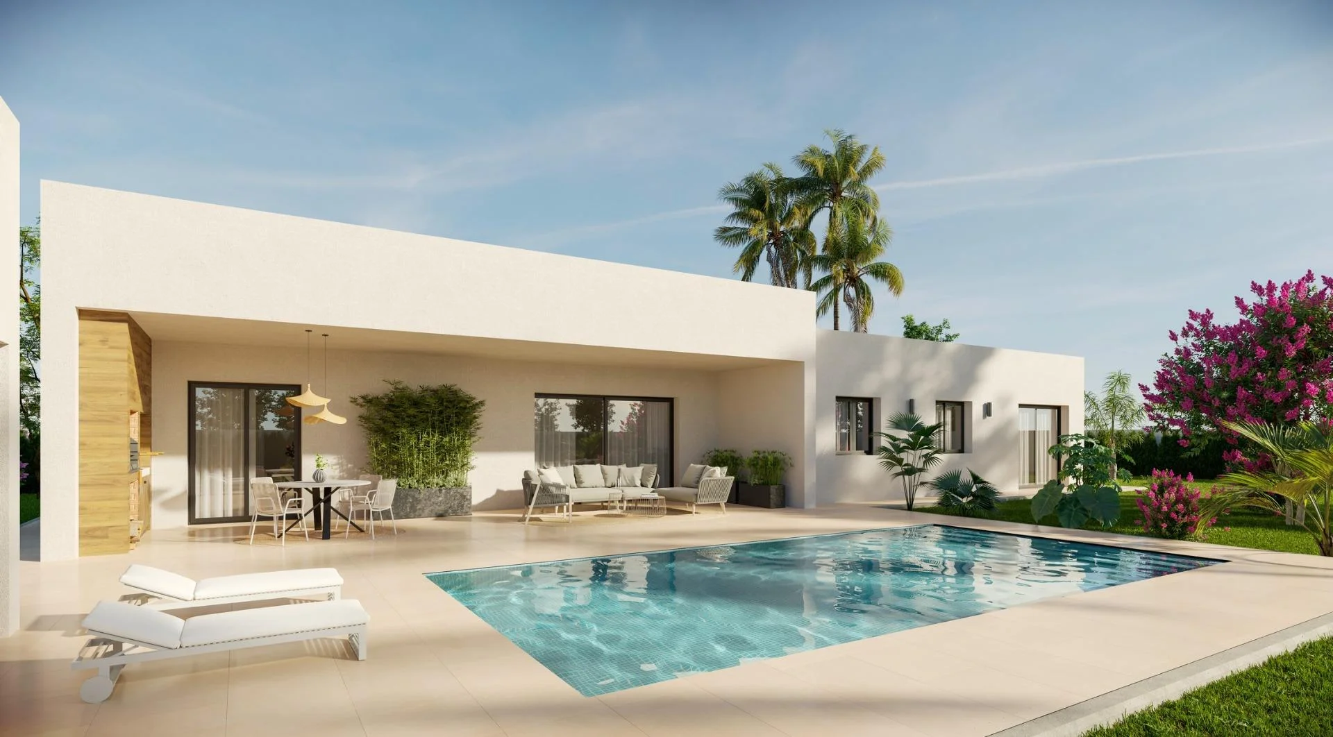 New-build villa near Aspe, 164 m²