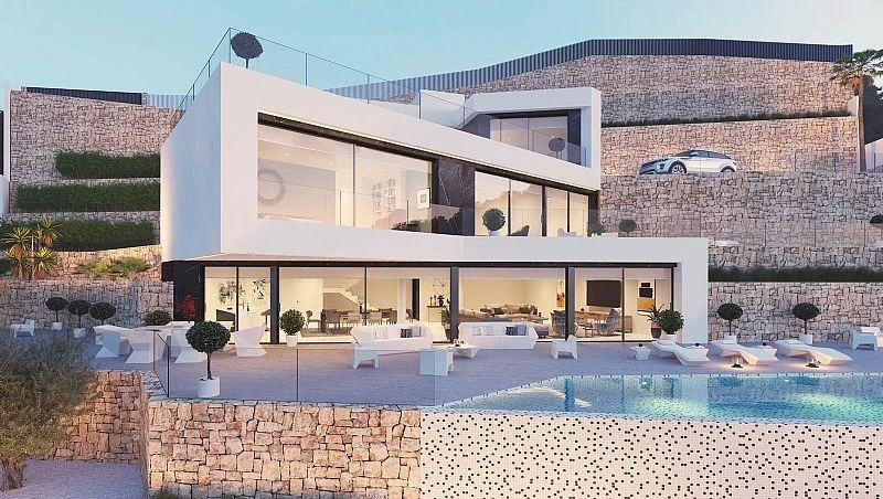 Villa de obra nueva en Benissa, 4 dormitorios
