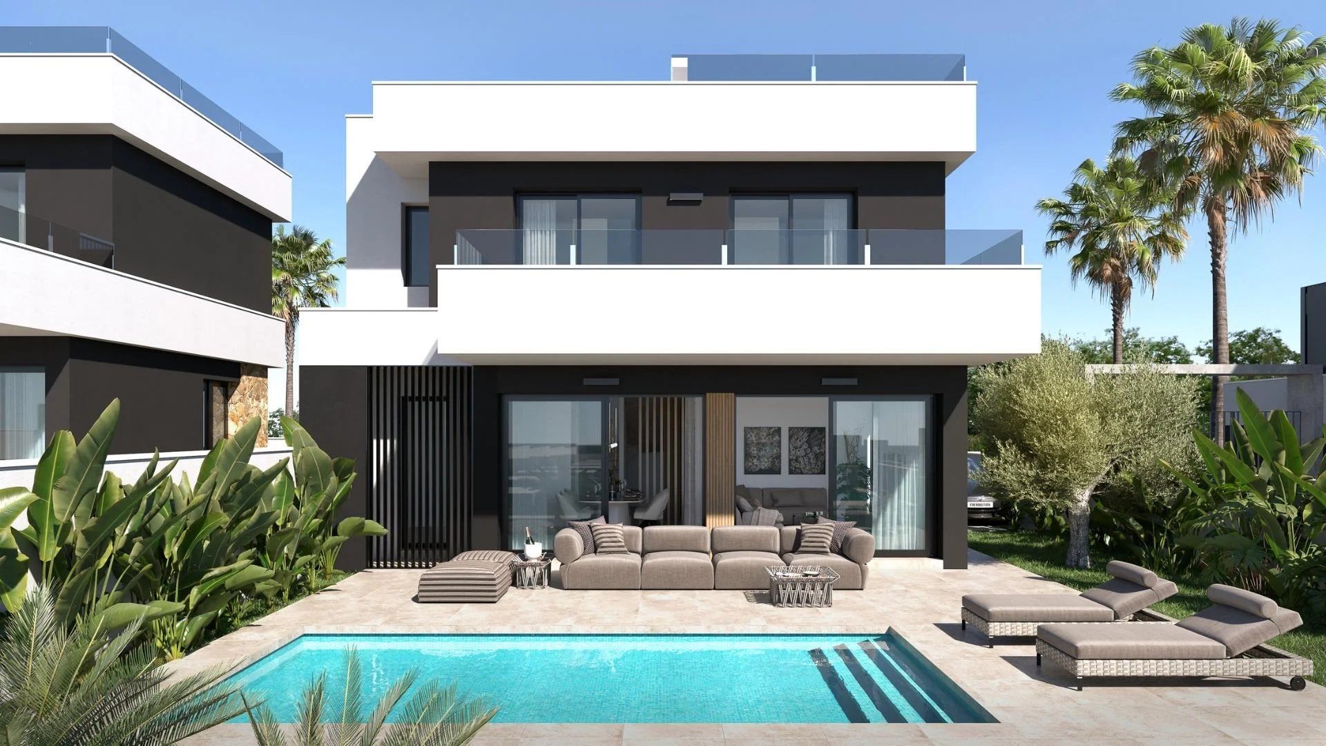 Villa nueva en Lo Marabú, 3 dormitorios