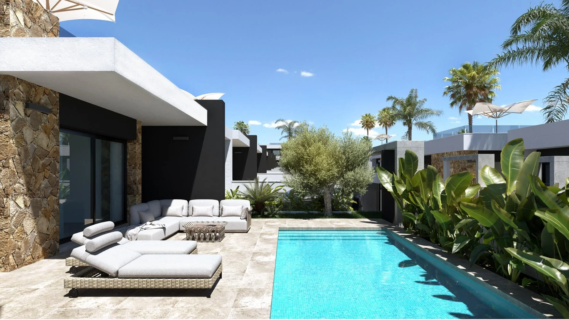 Villa nueva en Lo Marabú, 3 dormitorios