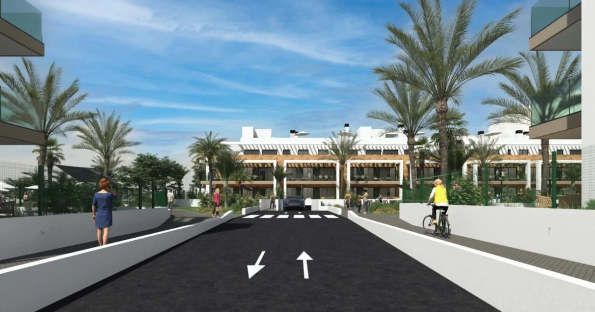 Apartamento con vistas al golf y gran terraza