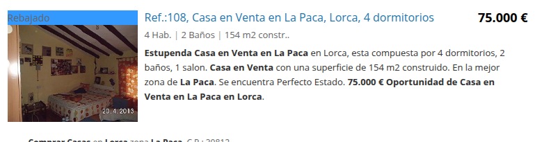 Well-kept four-bedroom house in La Paca