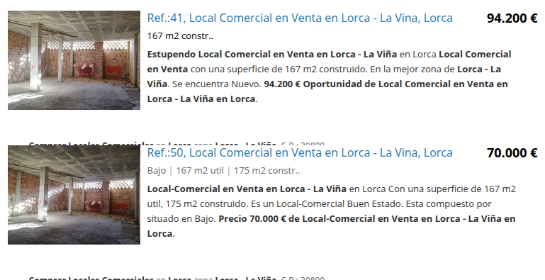 Local comercial en La Viña