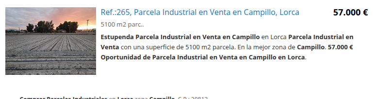 Parcela industrial en Campillo, 5.100 m²