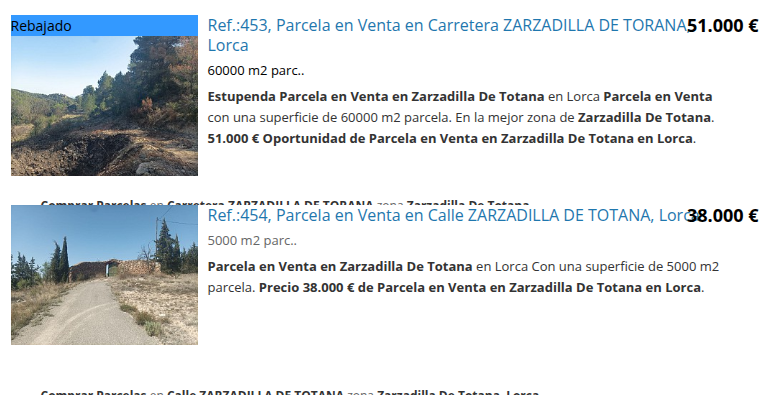 Large rural plot near Zarzadilla
