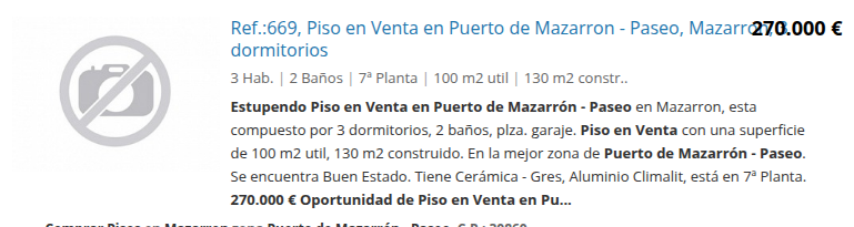 Piso en buen estado, 3 dormitorios, 7ª planta