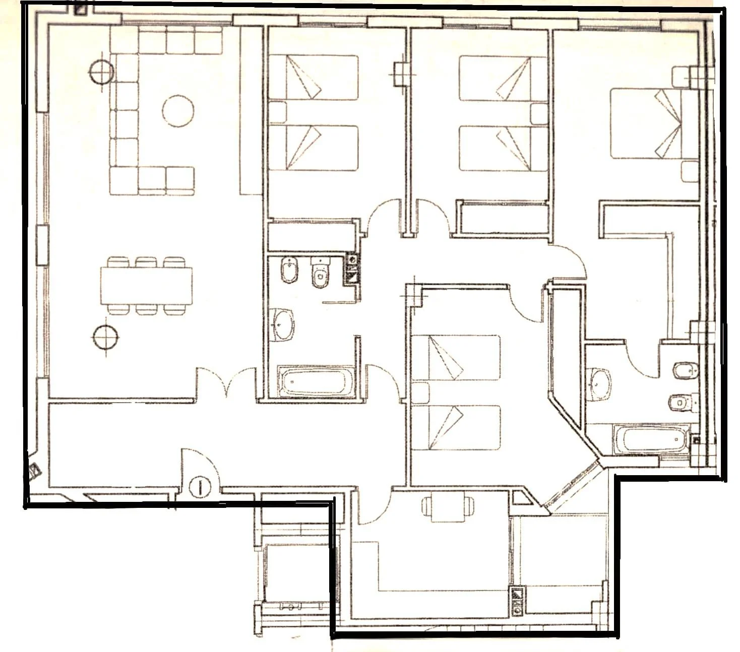 New exterior flat, 4 bedrooms, Lorca