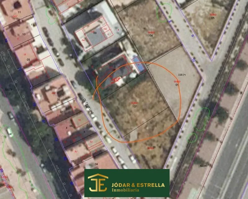 Solar urbano en Lorca, 534 m²