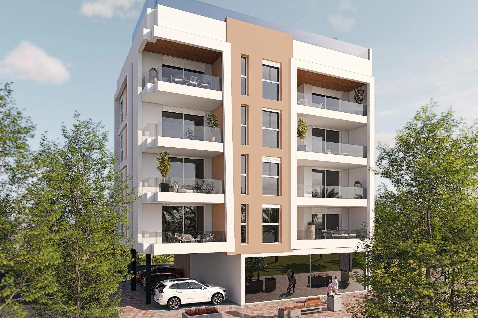 New-build penthouse development by Lo Pagán