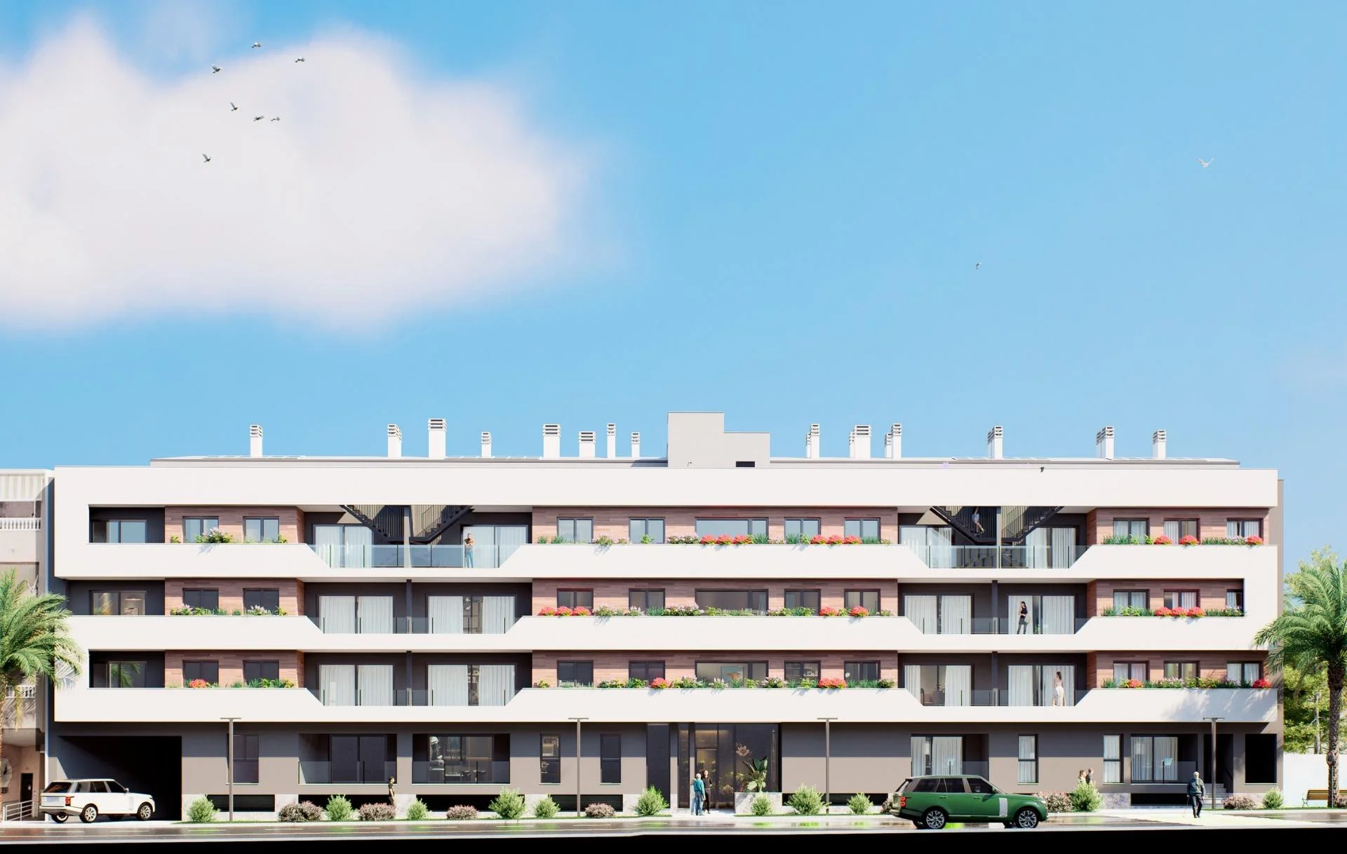 New-build penthouse with 55m² terrace